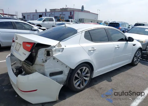 2015 Kia Optima Sx z USA, uszkodzony, nr VIN 5XXGR4A73FG372592